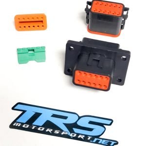 Firewall Bulkhead Deutsch Connector 12-Pin Black