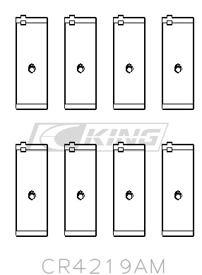 King Engine Connecting Rod Bearings Set For Toyota 2RZ/3RZ - Image 2